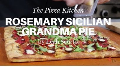 The Pizza Kitchen – Rosemary Sicilian Grandma Pie